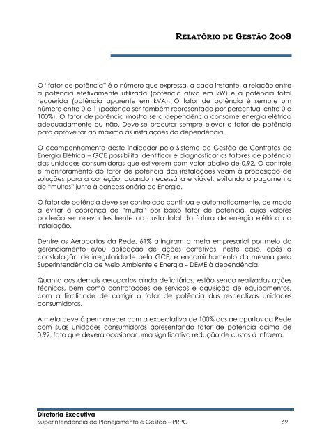 Relatório_de_Gestão_2008_Final_Versão enviada à ... - Infraero