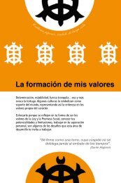 La formación de mis valores