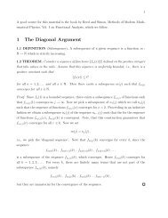 1 The Diagonal Argument - Administration | www.math.gatech.edu