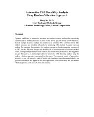 Automotive CAE Durability Analysis Using Random Vibration ...