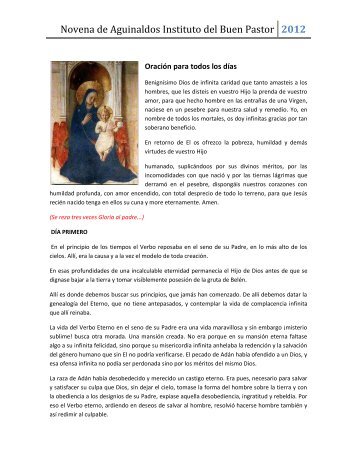 Novena de Aguinaldos.pdf - Instituto del Buen Pastor