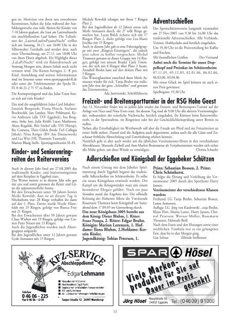 **WIR November 2005 - Amt Eggebek