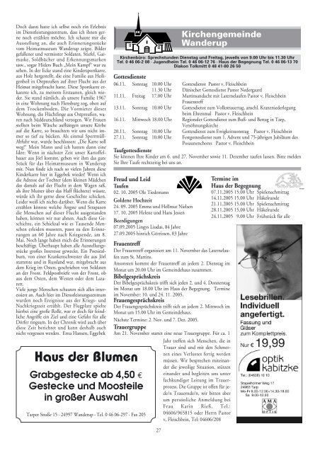 **WIR November 2005 - Amt Eggebek