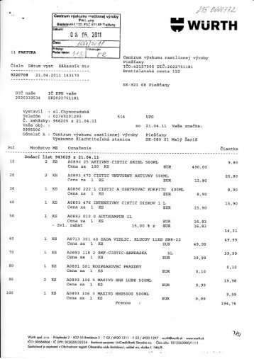 Fa 2150000772 - CVRV