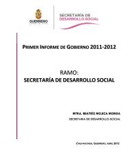 Primer informe de gobierno 2011 -2012 - Estado de Guerrero