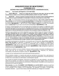 Guion de Cuaresma 1 - Arquidiócesis de Monterrey