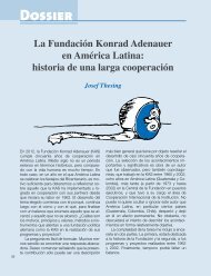 La Fundación Konrad Adenauer en América Latina: historia de una ...