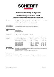 Verarbeitungsrichtlinien 5, 09.08 - Scherff GmbH und Co. KG