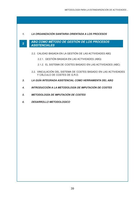 Guías integradas asistenciales. Metodología para la ...