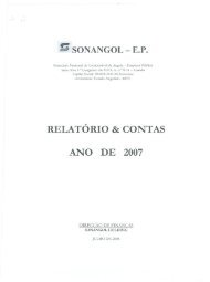 Relatório e Contas da Sonangol de 2007