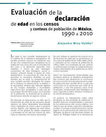 Descargar PDF - Sociedad Mexicana de Demografía