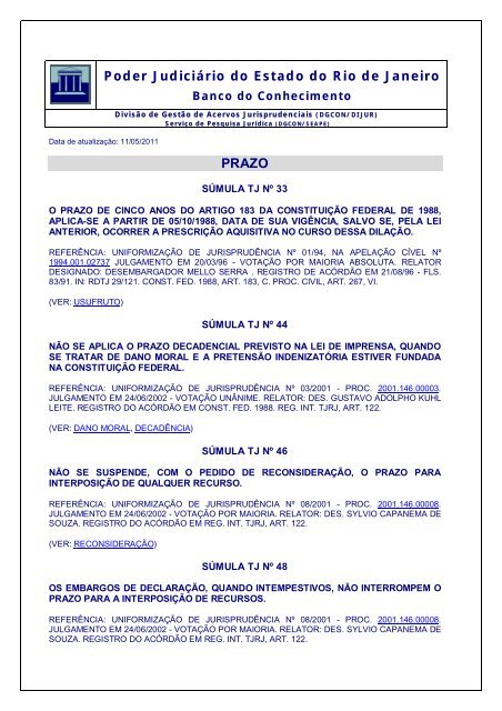 Conta de usuário  Justiça Federal – Seção Judiciária do Rio de Janeiro