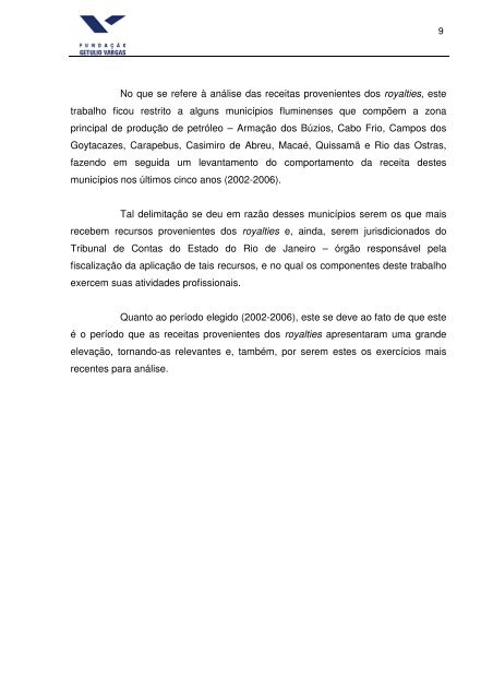 fundação getulio vargas escola de contas e gestão ... - ECG / TCE-RJ