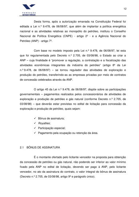 fundação getulio vargas escola de contas e gestão ... - ECG / TCE-RJ