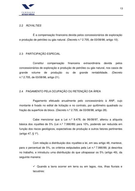 fundação getulio vargas escola de contas e gestão ... - ECG / TCE-RJ