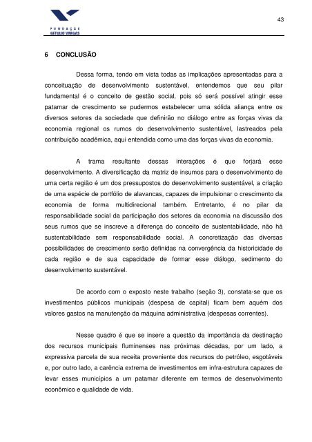 fundação getulio vargas escola de contas e gestão ... - ECG / TCE-RJ