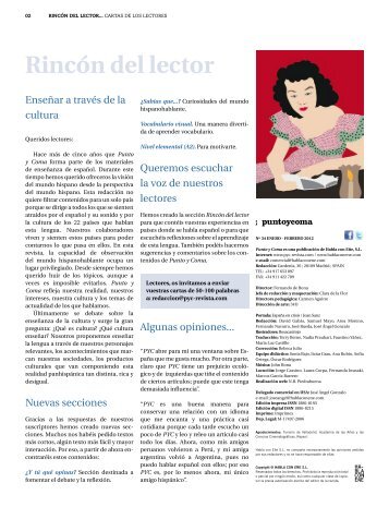 Rincón del lector - Punto y Coma