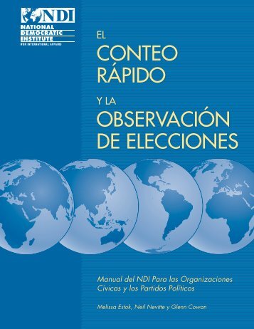 conteo rápido observación de elecciones conteo rápido ...