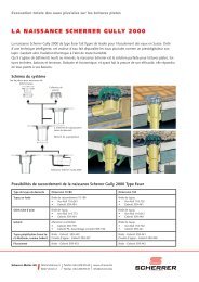 LA NAISSANCE SCHERRER GULLy 2000 - Scherrer Metec AG