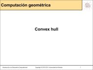 Convex hull - dccia - Universidad de Alicante