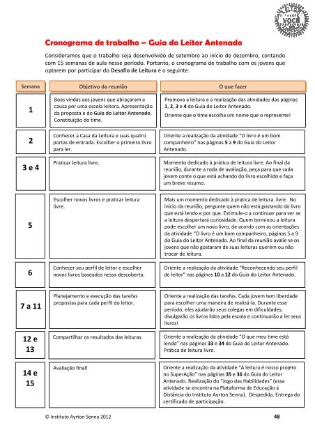 Roteiro do Professor - Centro de Referência em Educação Mario ...