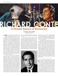 Richard Conte -Noir City Sentinel - Vol. 5, No. 3 - Film Noir Foundation