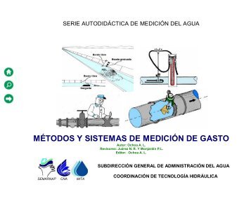 MÉTODOS Y SISTEMAS DE MEDICIÓN DE GASTO - Conagua