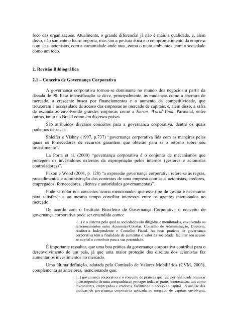 governança corporativa e responsabilidade social - CCN ...