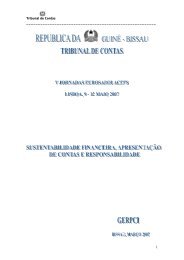 Tribunal de Contas - projecto guiné-bissau contributo