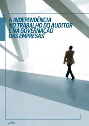 a independência no trabalho do auditor e na governação