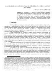 O Controle de Licitacoes e Contratos - Governo do Estado do Rio de ...