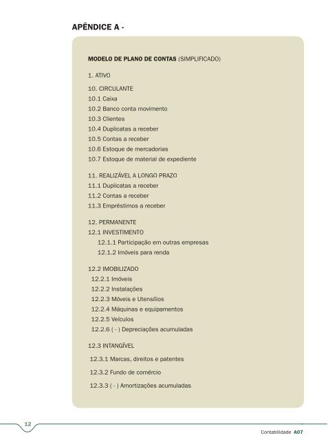 Contabilidade VII - Rede e-Tec Brasil - Ministério da Educação