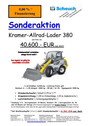 Sonderaktion - scheuch-baumaschinen.com