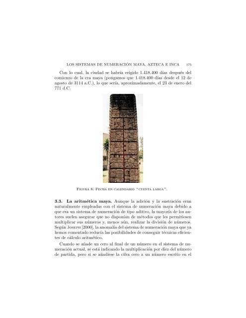 Los sistemas de numeración maya, azteca e inca - faces