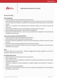 requisitos específicos - Caja Municipal de Ahorro y Crédito Tacna