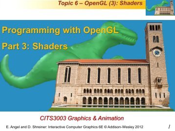 Programming in OpenGL 3 - Undergraduate