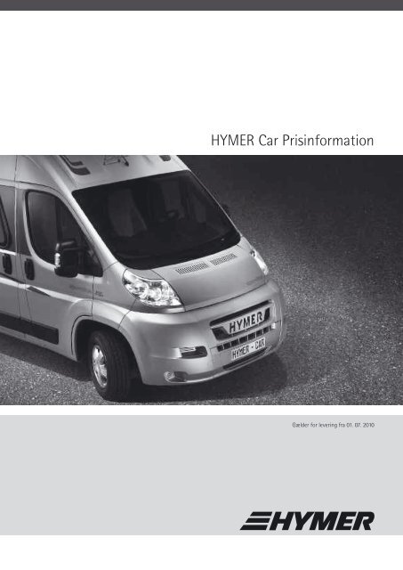 HYMER Car Prisinformation