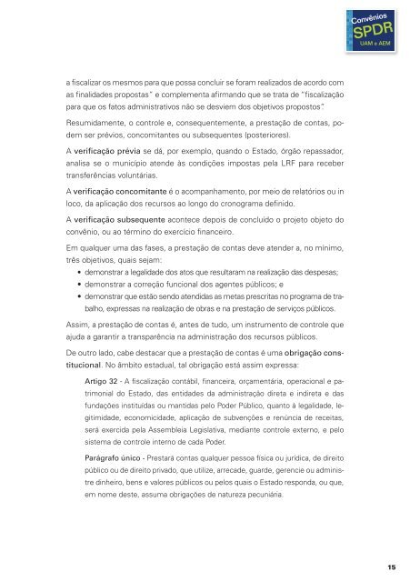 Manual de Gestão e Prestação de Contas CONVÊNIOS