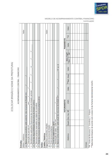 Manual de Gestão e Prestação de Contas CONVÊNIOS