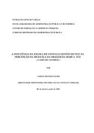 A INFLUÊNCIA DA ESCOLA DE CONTAS E ... - ECG / TCE-RJ