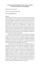 LA TEORÍA DEL RECONOCIMIENTO DE AXEL HONNETH COMO ...