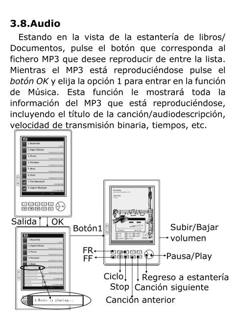 MANUAL DE USUARIO PAPYRE 6.1 Dispositivo electrónico de ...