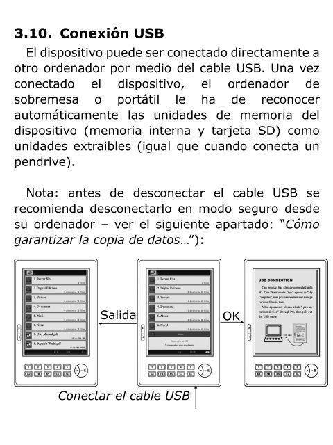 MANUAL DE USUARIO PAPYRE 6.1 Dispositivo electrónico de ...