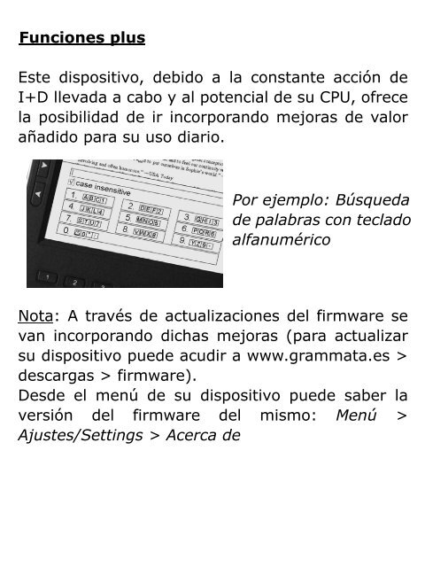 MANUAL DE USUARIO PAPYRE 6.1 Dispositivo electrónico de ...