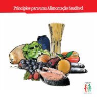 Princípios para uma Alimentação Saudável - Direcção-Geral da ...