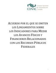 ACUERDO POR EL QUE SE EMITEN LOS LINEAMIENTOS ... - conac