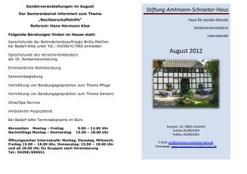 Stiftung Amtmann-Schroeter-Haus