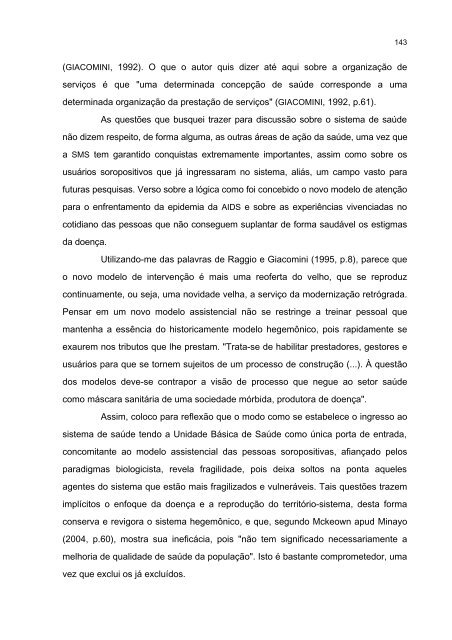 a trajetória silenciosa de pessoas portadoras do hiv contada pela ...