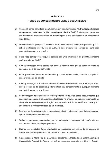 a trajetória silenciosa de pessoas portadoras do hiv contada pela ...