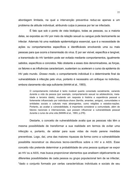 a trajetória silenciosa de pessoas portadoras do hiv contada pela ...